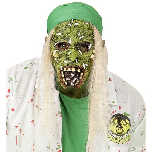 Latex maske zombie - latex,