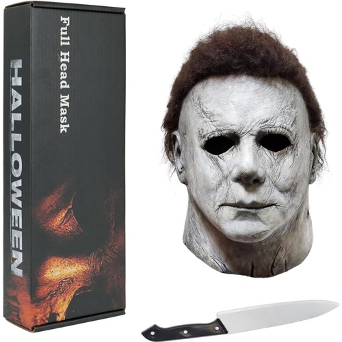 Horror latex maske michael - maske,