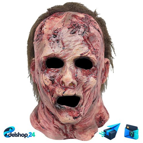 Zombie maske mit - zombie, haaren