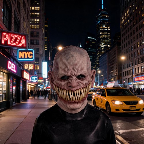 Halloween horror maske latex - halloween,