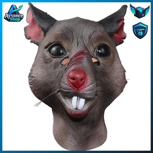 Rattenmaske latex horror maske - rattenmaske,