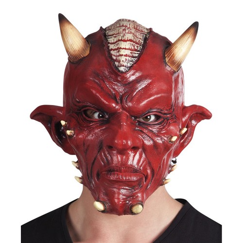 Latex teufelsmaske halloween - /,
