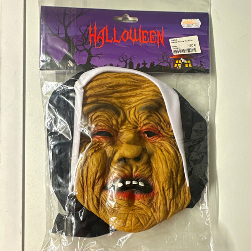 Halloween nonnen maske - nonnen,