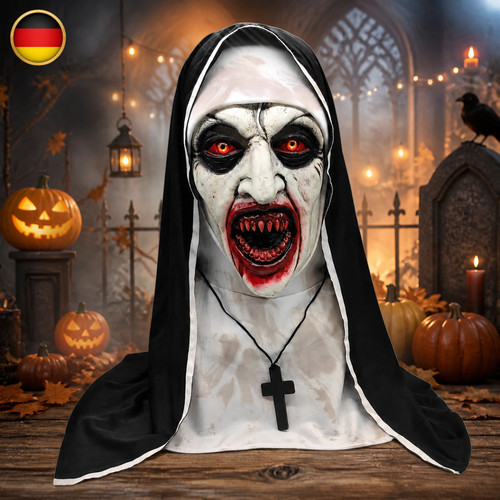 Halloween scary nonne latex - halloween,