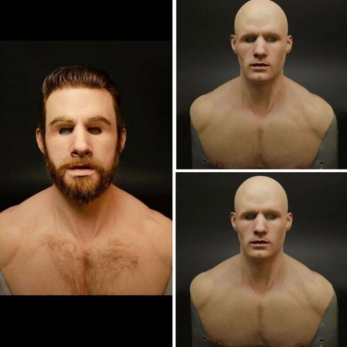 Realistic latex face mask - realistic,