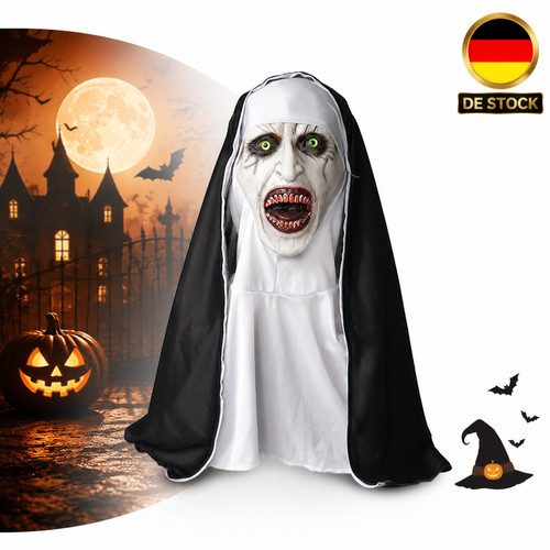 Gruselige scary nonne latex - scary,