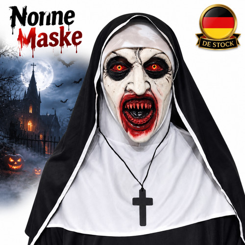 The nun maske halloween - the,
