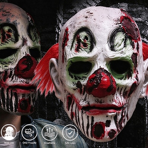 Halloween clown totenkopf - clown,