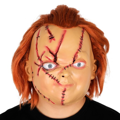 Chucky maske gruselig vollkopf - maske,
