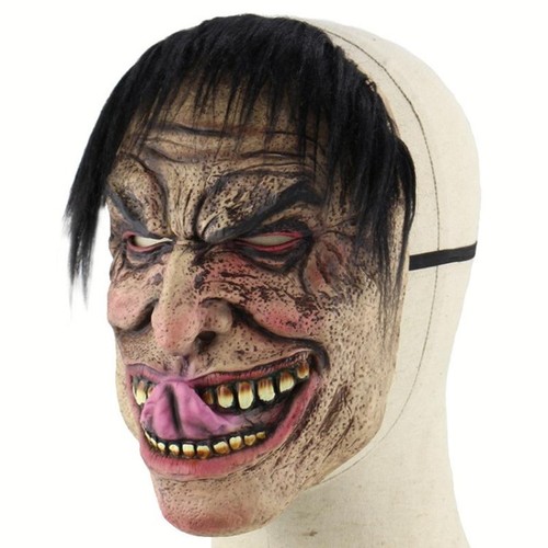 Lächelnder freak latexmaske - lächelnder,