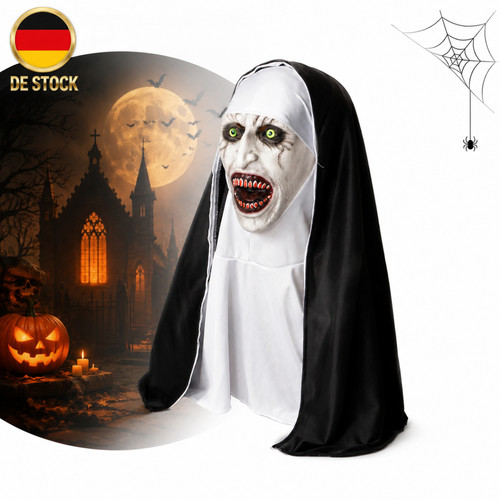 Halloween scary nonne latex - halloween,