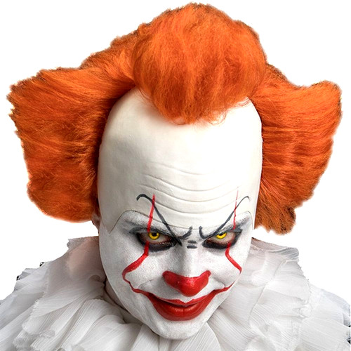 Horror clown maske latex - horror,