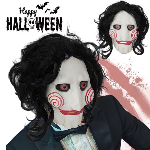 Halloween saw latex - maske, mit