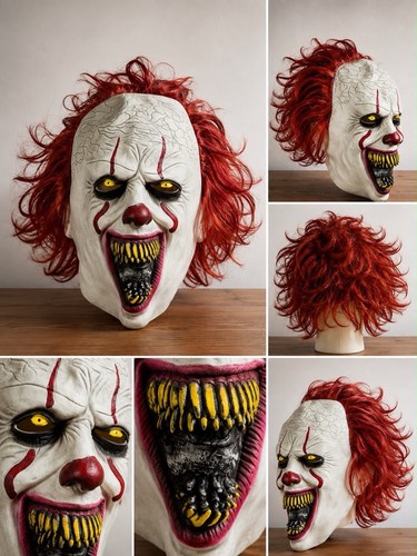 Halloween king maske pennywise - halloween,