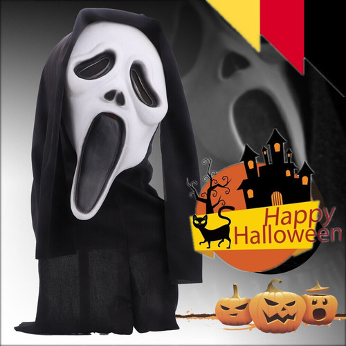 Halloween ghostface maske - halloween,