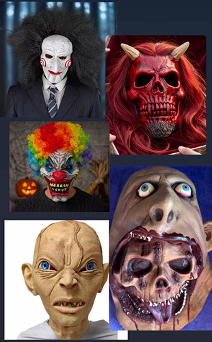Halloween horror masken - halloween,