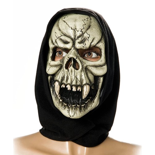 Vampir totenkopfmaske kapuze - totenkopfmaske, &