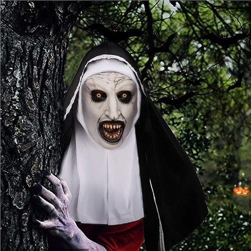 Realistic scary halloween mask - scary,