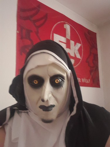 Die horror gruselige nonne - gruselige,