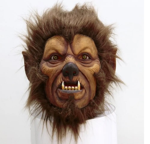 Halloween werwolf maske latex - werwolf,